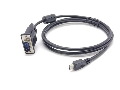 Mini USB to RS232 Serial Adapter RS232 DB9 Male Converter Cable 1M