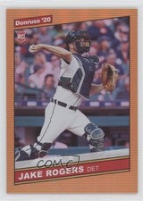 2020 Panini Donruss Retro 1986 Holo Orange Jake Rogers #260 Rookie RC is8