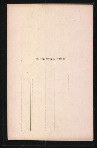 Tübingen, Ansichtskarte, Stift - Picture 2 of 2