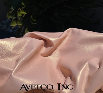 Lambskin Nappa Lamb Leather Hide 1.5-2 oz Blush Pearl Pink 5-10+ SF Good Quality