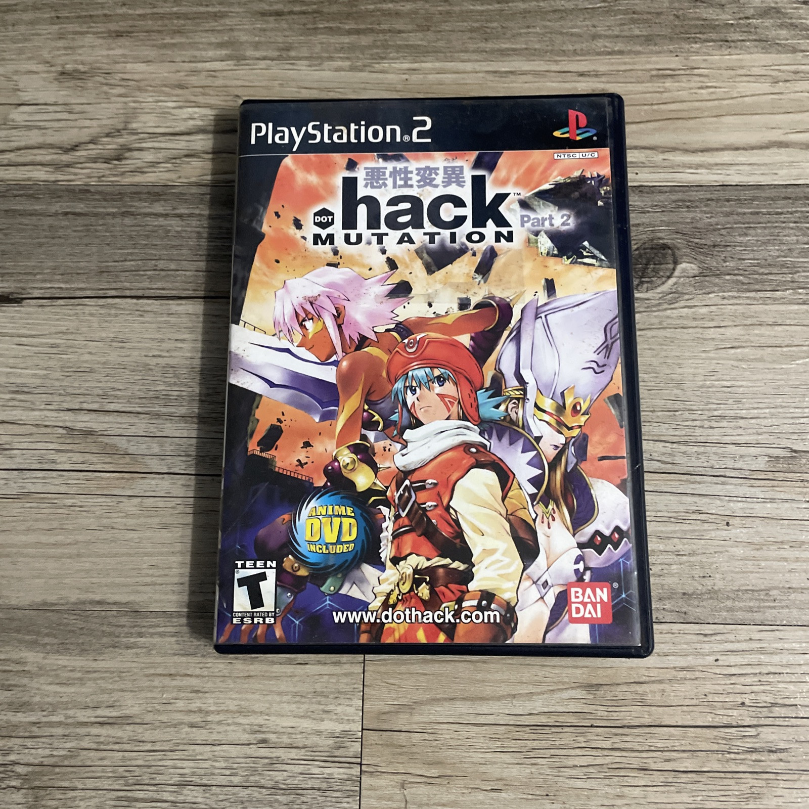 DOT Hack Mutation Part 2 - PlayStation 2 (PS2) - Disc And Cover