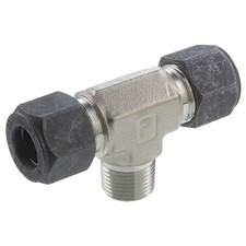 PARKER 6-6-6 SBZ-SS Branch Tee,SS,CPIxM,3/8In 5XNZ5