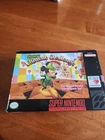 New ListingMickey's Ultimate Challenge SNES 1991 -  Tested - Box, & Game