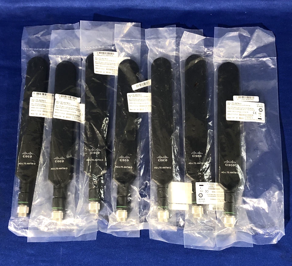 [ SET of 7 ]  Cisco 4G/3G Omnidirectional Antennas (4G-LTE-ANTM-D)   ✅ SHIPPED ✅ - Image 2 of 4