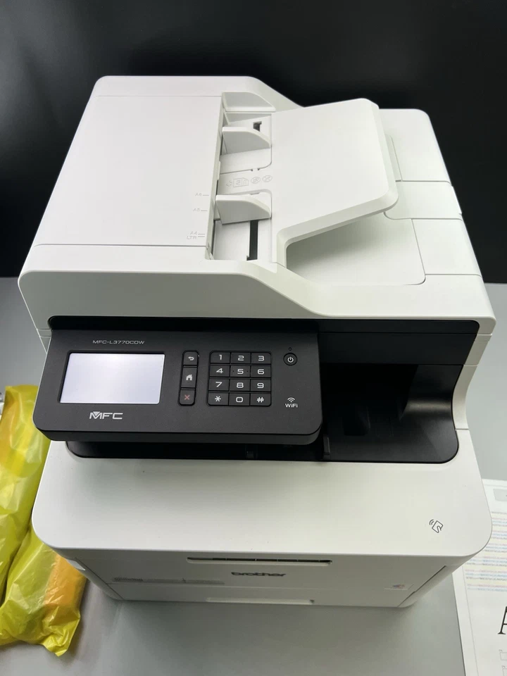 Brother MFC-L3770CDW Color Laser Printer with Toner TESTED only 3,561 Pages - Image 2 of 4