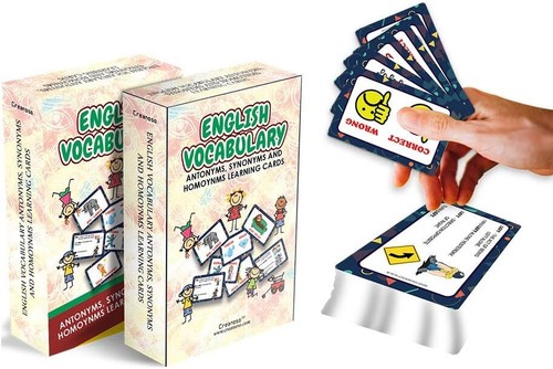 English Vocabulary Antonyms, Synonyms and Homoynms Learning Cards (Deck 2) - Picture 3 of 6