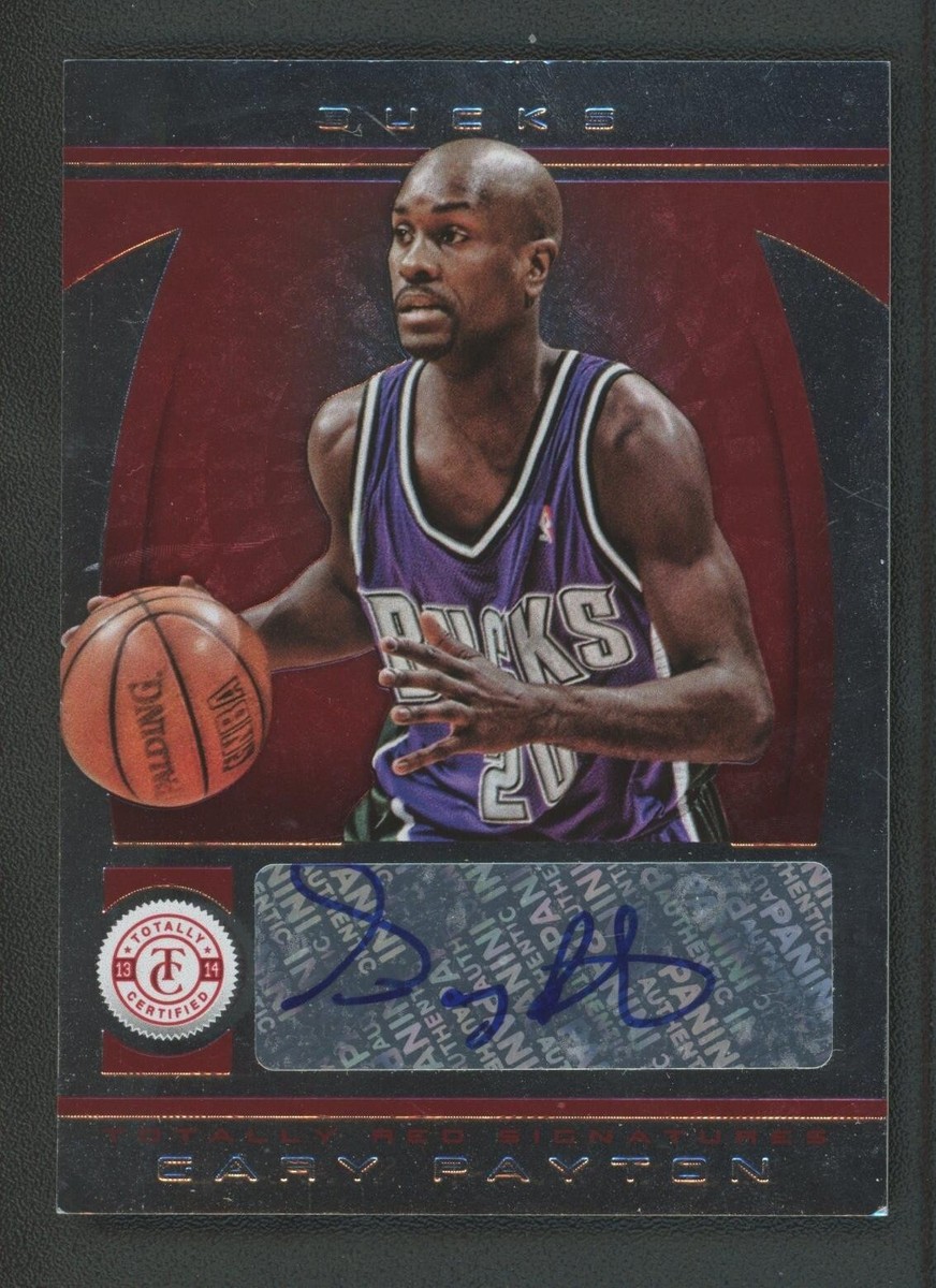 スポーツ選手 Panini Gary Payton 1of1 2013-14 Gary Payton 01/10 auto panini totally certified