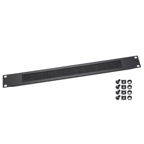 HMF Kabeldurchführung mit Bürsteneinsatz für Serverschrank 10" / 19" 1 HE - Bild 3 von 3