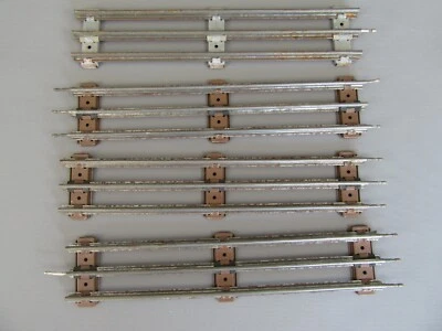 C159 Vintage Lionel USA Lot 4 Rails Droites dont 1 Différent Zéro 1:43 O - Photo 1/4