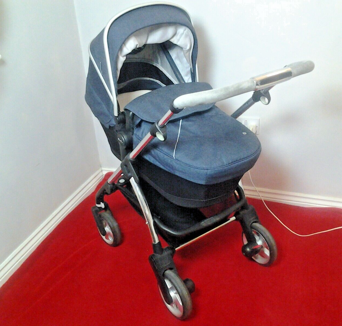 Child Stroller Silver Cross Wayfarer Apron Replacement Silver