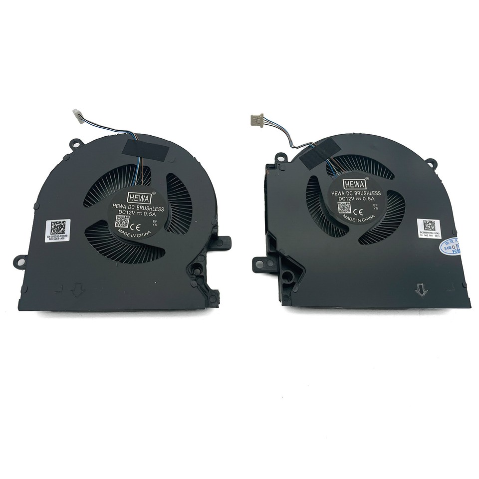 Ventilateur CPU + GPU De Rechange Pour HP OMEN 15-EK – Compatible M04216-001, ND8CC02-19J22, ND8CC02-19J23, Etc.