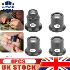 4X Magnifying Glasses Loupe 5X 10X 15X 20X Eyeglass for Electronic Watch Repair
