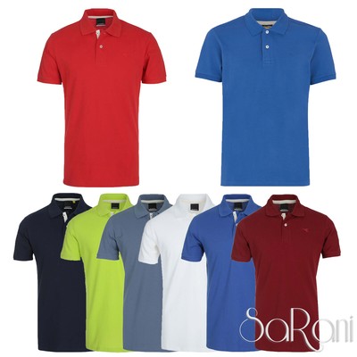 Polo Mens Diadora Sport Cotton Piqué Short Sleeves T-Shirt Various Colors  Sarani | eBay