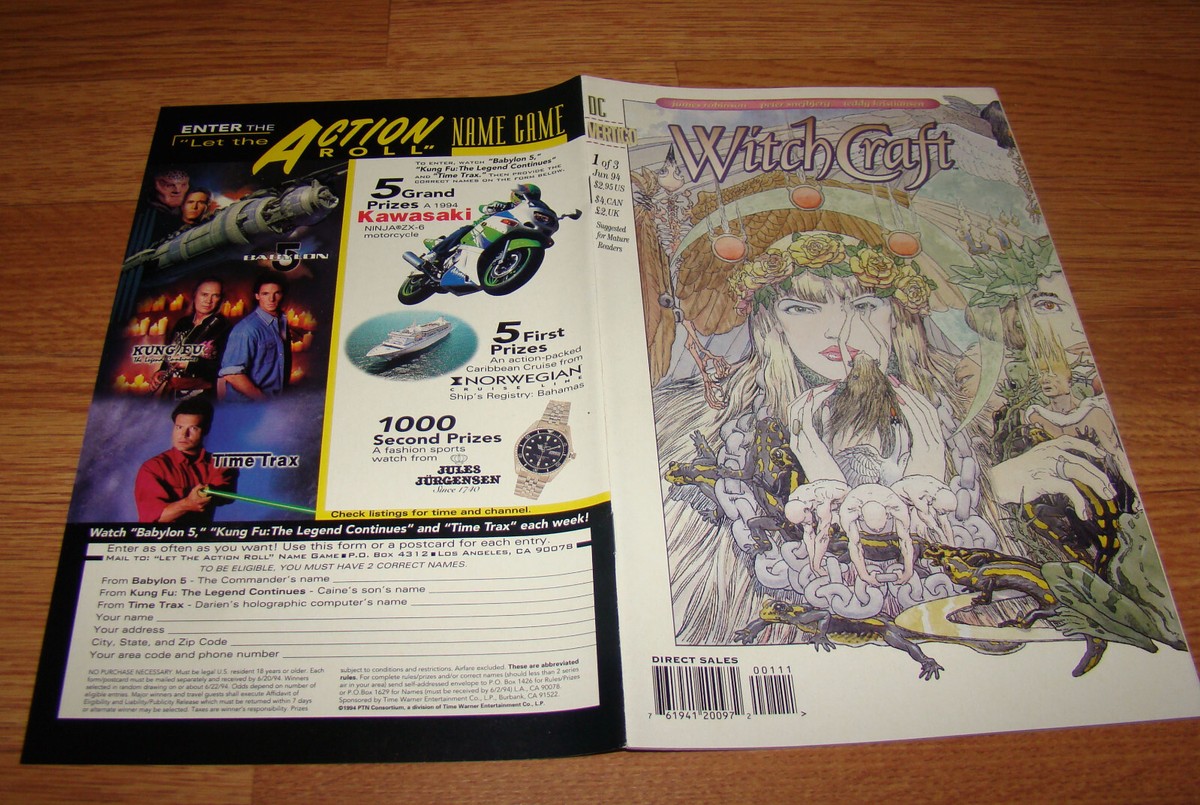 DC-Vertigo Comics, WITCHCRAFT #1 #2 of 3 (NM+) 1994 | eBay