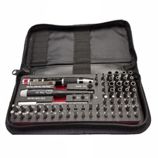 Wiha 75971 Master Technician Micro Bit Set in Zipper Case, 68 pieces