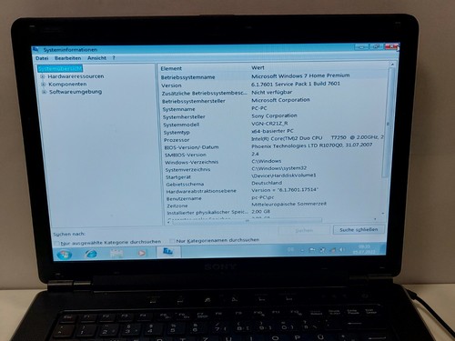 Sony VAIO PCG-5J5M / Défectueux non Vérifié Voir Description/#T311 - Photo 2/6