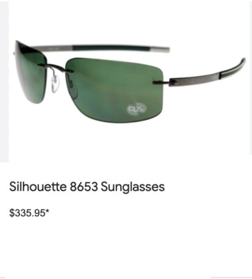 Silhouette Eyeglass Sunglass Frame 8653 40 6202 Made In Austria | eBay