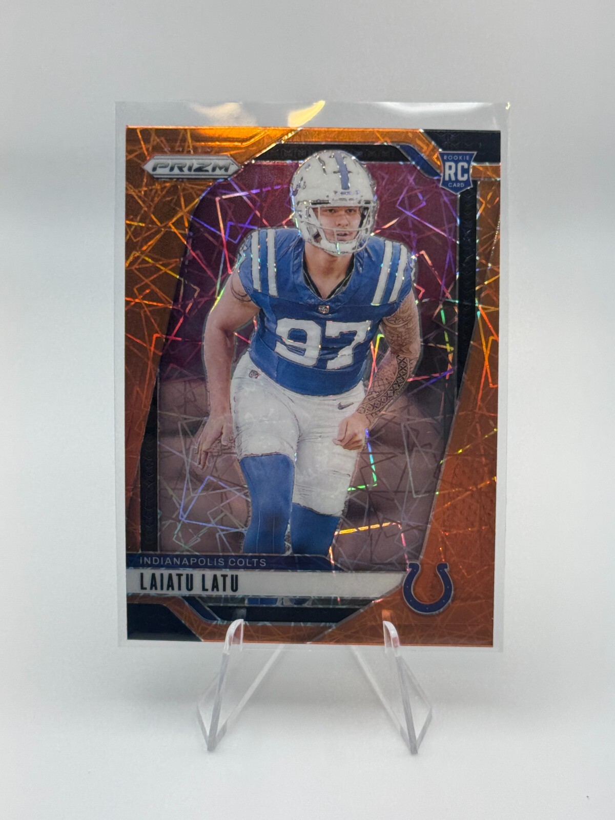 2024 Panini Prizm - Rookies Laiatu Latu #366 Lazer Prizm (RC)