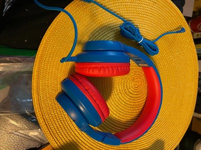 iClever Wired Red/Blue Headphones Works