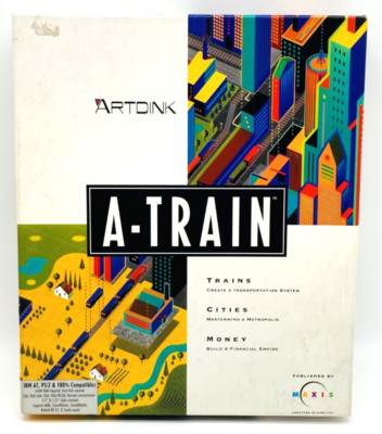 A-Train 3,5 und 5,25 DISKETTE PC Big Box OVP