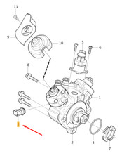 VOLVO V60 MK1 Kraftstoffeinspritzpumpen-Temperatursensor 31272619 NEU Original