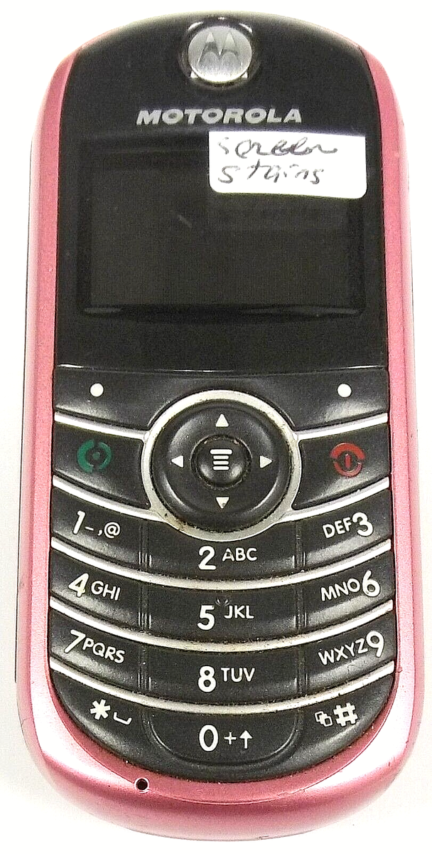 その他 c-phone Motorola C series C139 - Pink ( TracFone ) Cell Phone - Very Rare