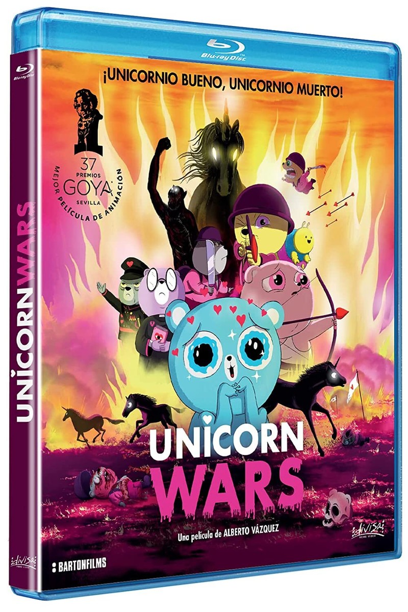 UNICORN WARS *2022 / Alberto Vazquez / Animation* NEW Region B Blu