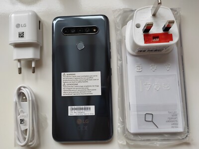 LG K61 LM-Q630EAW 4/128GB Dual SIM 48MP Hauptkamera Titan Grey entsperrt