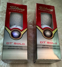 TITLEIST GOLF BALLS 2 PACK WHITE DT SO LO 6 Balls