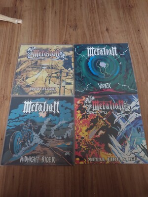 Metalian LP Vinyl Midnight Wasteland Vortex Fire & Ice Neu Lim Maiden Priest 