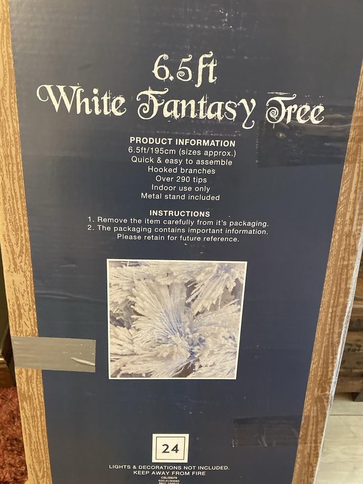 The Range 6.5 Ft White Christmas Tree eBay