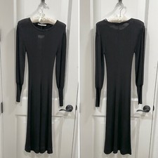NWT | Zara | Long Sleeve Knit Midi Dress | Size Small
