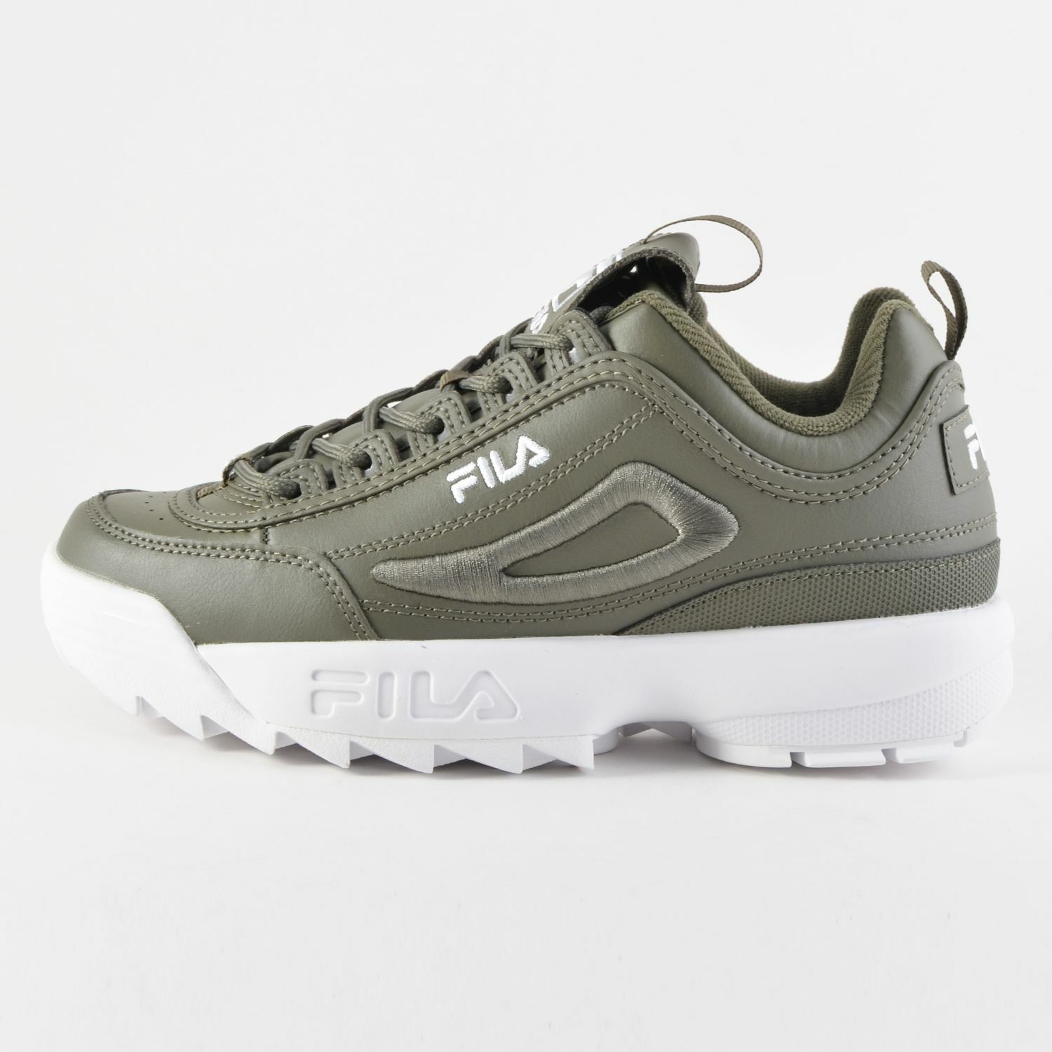 fila disruptor olive green