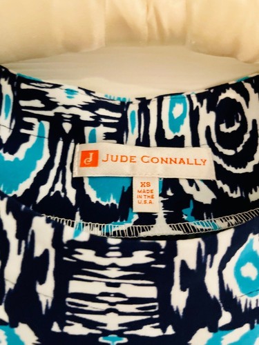 Jude Connally Womens Dress Short Sleeve Ela Size XS Blue - Picture 2 of 8