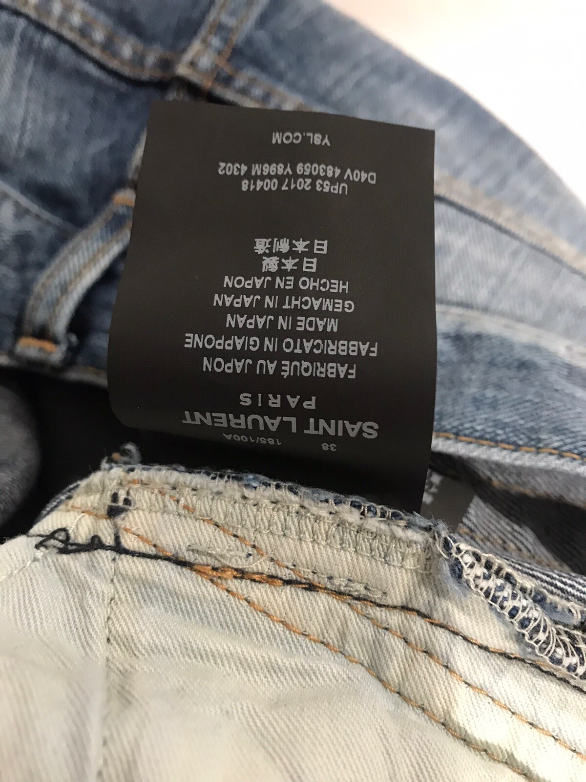 Jeans uomo Saint Laurent 38 54. $890