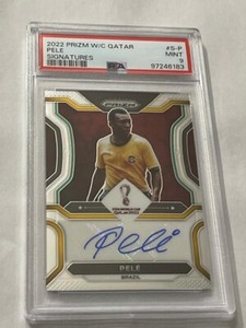 Pele 2022 Prizm World Cup #S-P Signatures Price Guide Pele 2022 Prizm World Cup #S-P Signatures Price Guide