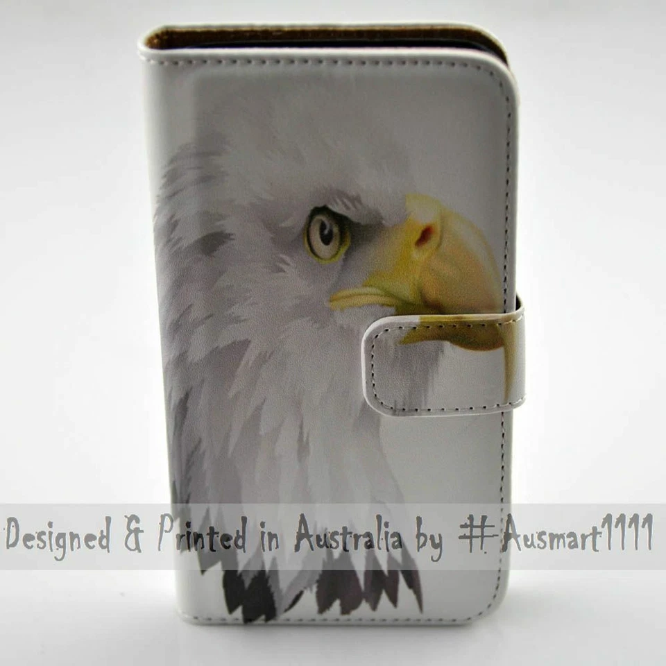 For Samsung Galaxy Note Series - Bald Eagle Head Print Mobile Phone Case Cover - image 2 of 3