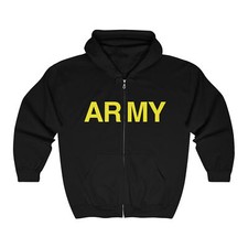 ARMY Zip-Up Hoodies - All Colors and Sizes