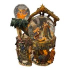 Kirkland  Musical Water 3 Globe w/Revolving Base Nativity #460457 Lights & Music
