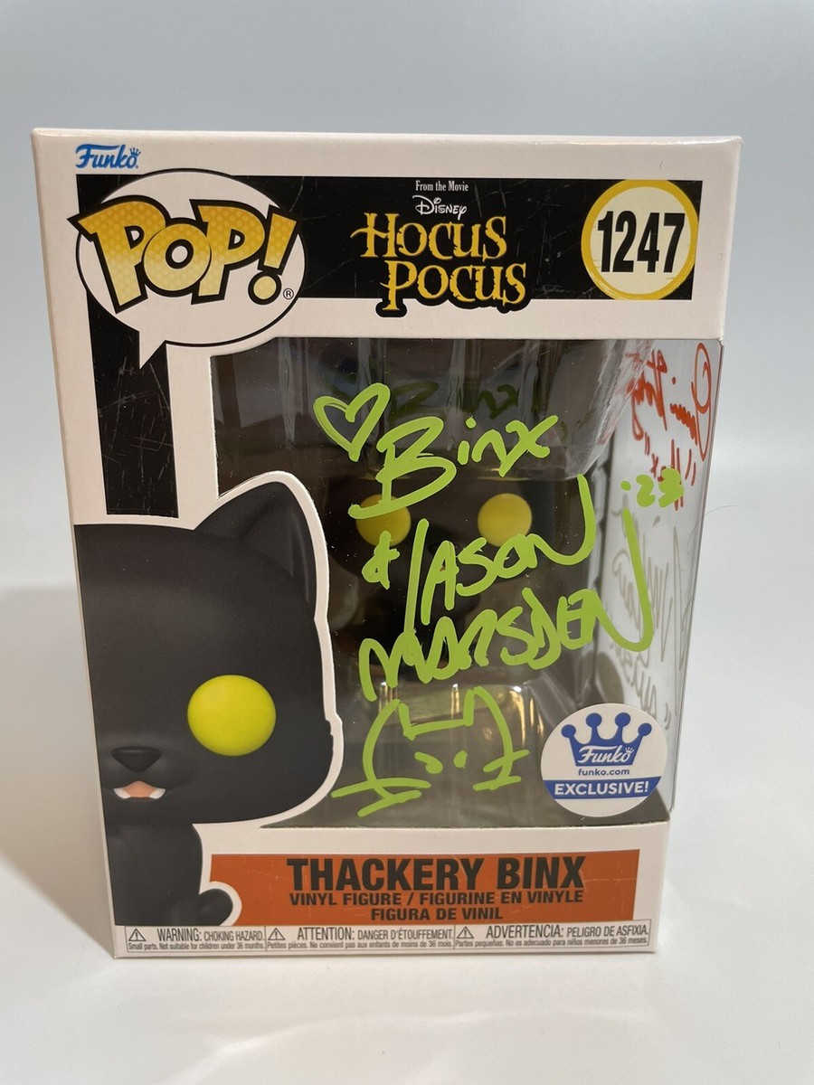 HOCUS POCUS CAST SIGNED x3 THACKERY BINX FUNKO POP Vinyl