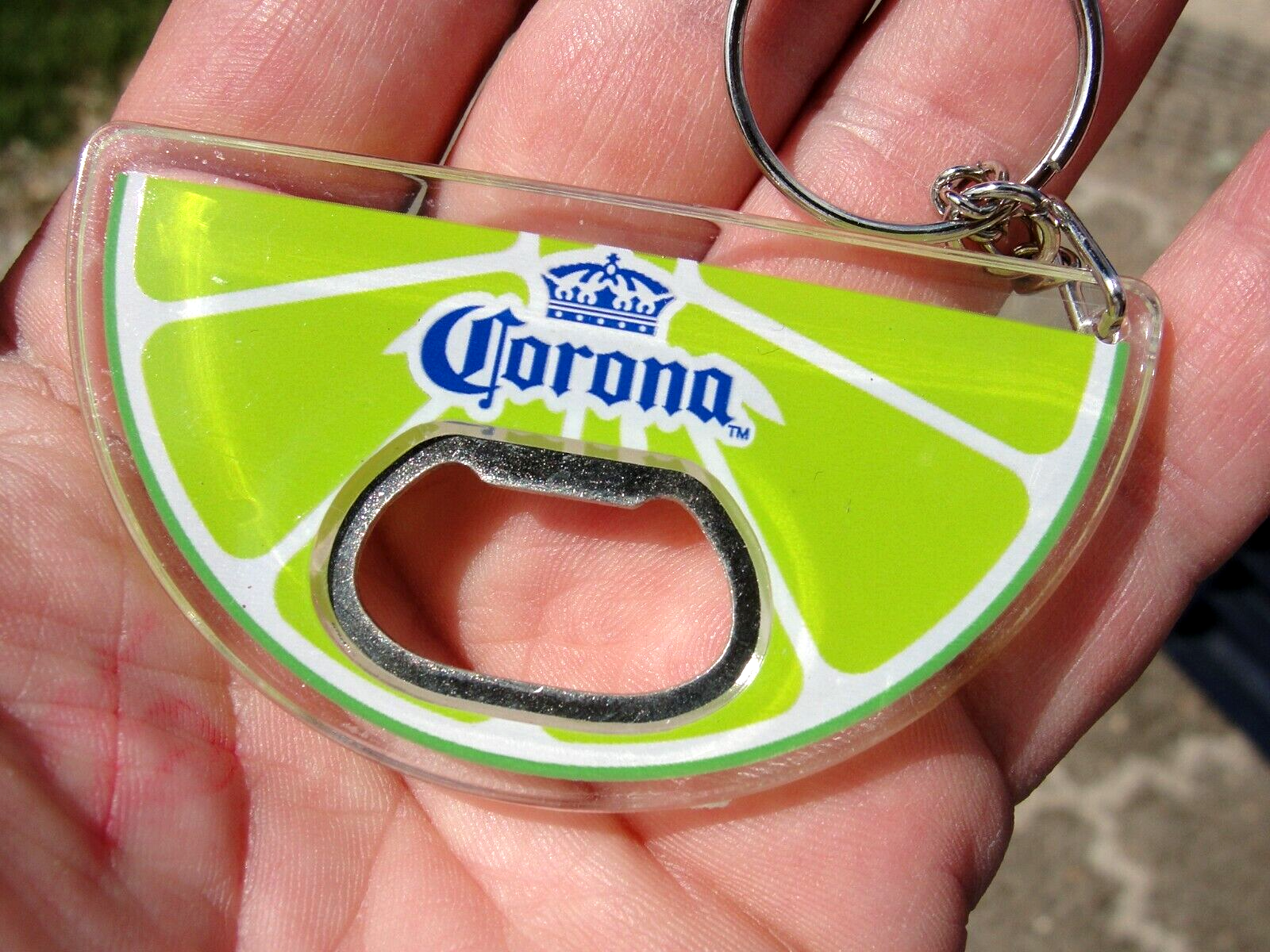 Corona Beer Lime Wedge Bottle Opener Keychain Charm Fob Free Shipping