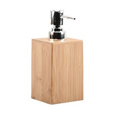 Soap Dispenser Bottle Bamboo Wooden Countertop Lotion-Soap Pump Bottle 1PC