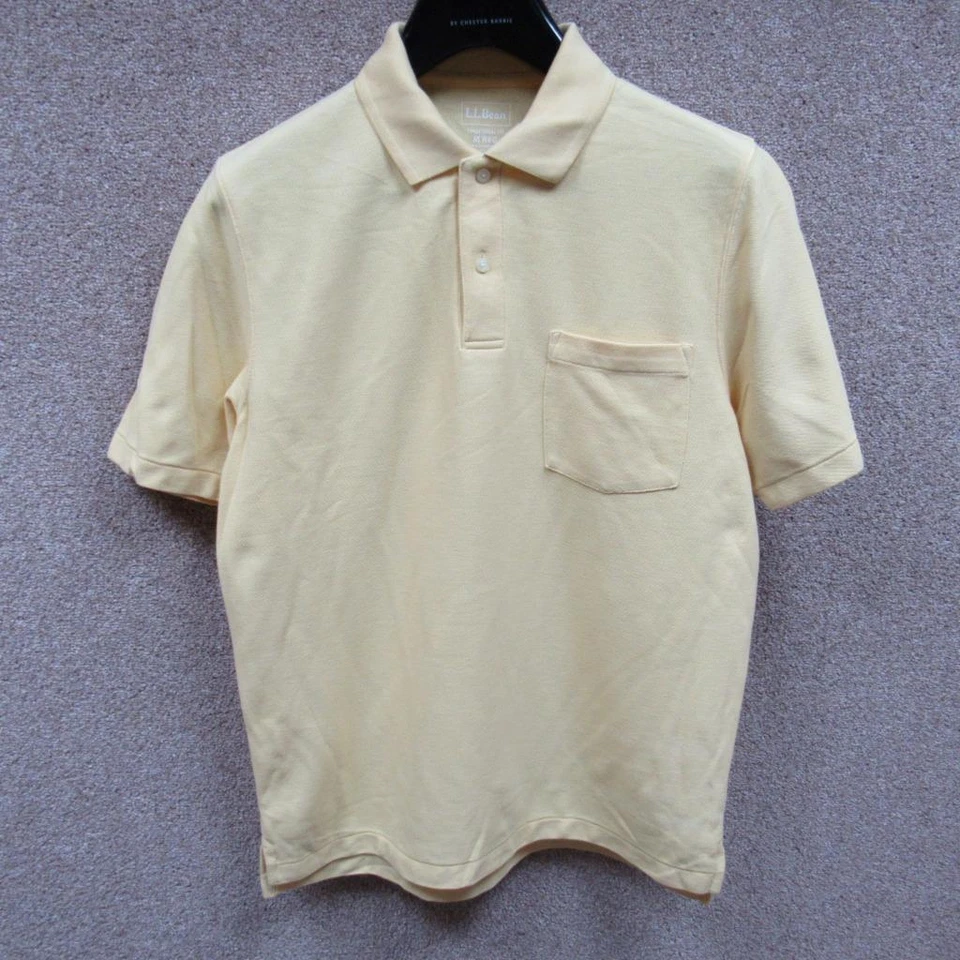 LL BEAN MENS SHORT SLEEVE BUTTONED POLOSHIRT SIZE M REF (NC02336) - Image 2 of 4