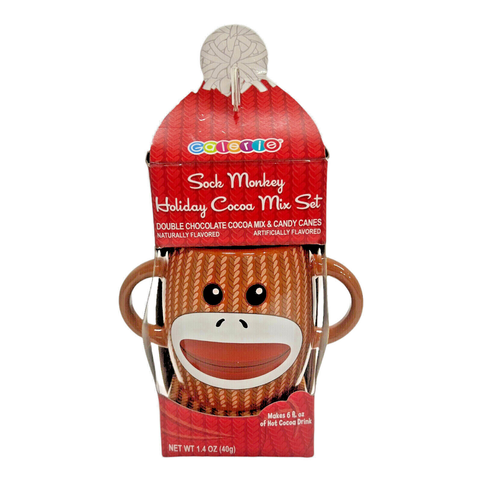 SAOLA Sock Monkey 2 Manico Tazza Doppio Cioccolato Vacanze Cacao Mix Set ~SOLO TAZZA