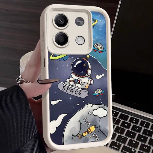 Astronaut Silicone Case For Xiaomi 13T 14T Poco F6 X5 X6 Redmi Note 13 12 11 Pro - Picture 13 of 15