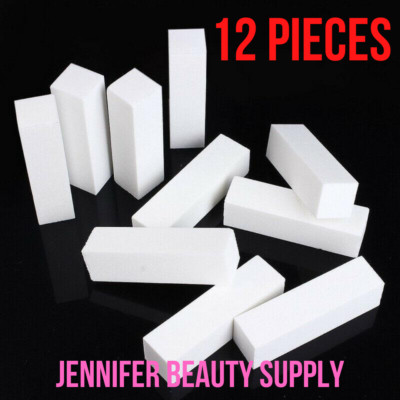 12PCS BUFFING BUFFER BLOCK FILES ACRYLIC PEDICURE SANDING NAIL ART MANICURE TIPS