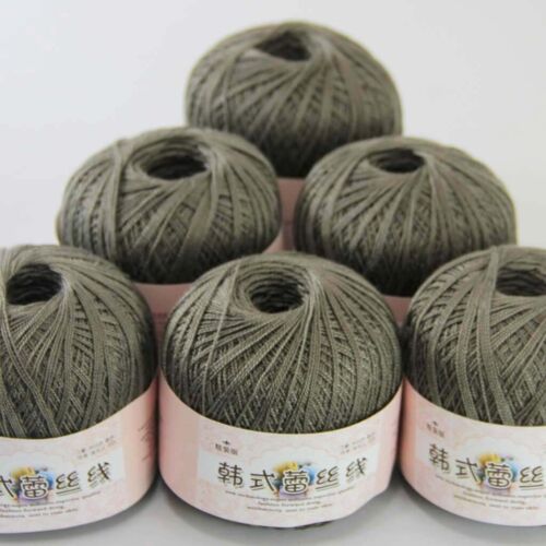 Aipeng 6ballsx50g Hand DIY Wear Cotton Lace Crochet Shawl Knitting Yarn 10