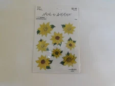 The paper studio stick a bilities sunflower stickers 16pc
