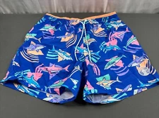 NWOT Chubbies The Daddy Sharks 5.5” Classic Swim Trunks Medium