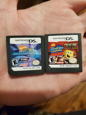 Spongebob's Atlantis SquarePantis and Creature from the Krusty Kran Nintendo DS